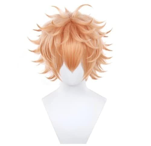 Anime Cosplay Kostüm Souya Kawata Perücke, Kurze orangefarbene Haare für Halloween, Party, Karneval, Nachtleben, Konzerte, Hochzeiten Anime Cosplay Kostüm Souya Kawata Perücke, Kurze orangefarbene Haare für Halloween, Party, Karneval, Nachtleben, Konzerte, Hochzeiten von BELEB