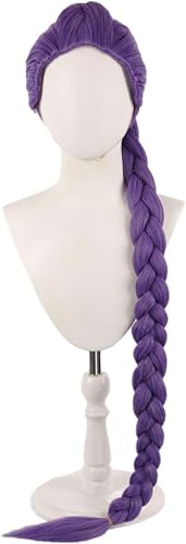 Anime Cosplay Kostüm Zubehör Perücke Lila Zöpfe Erwachsene Damen Halloween Outfits Anime Cosplay Kostüm Zubehör Perücke Lila Zöpfe Erwachsene Damen Halloween Outfits von BELEB