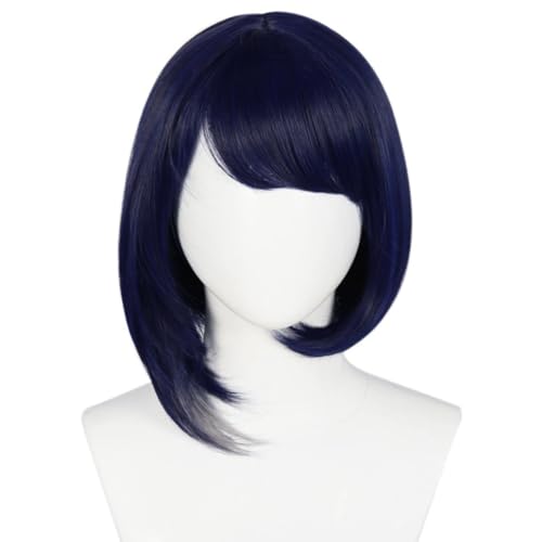 Anime Cosplay Kujo Sara Perücke, Frauen Marineblau Bob Kurzes Haar Perücken für Halloween Kostüm Party Accesorios Anime Cosplay Kujo Sara Perücke, Frauen Marineblau Bob Kurzes Haar Perücken für Halloween Kostüm Party Accesorios von BELEB