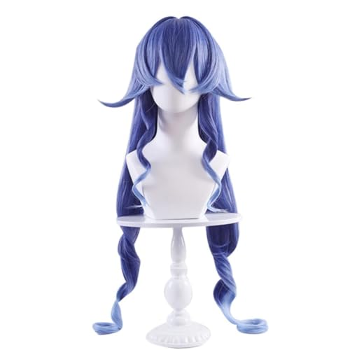 Anime Cosplay Layla Perücke, Frauen blau Lange Haare Perücken für Halloween Kostüm Party Accesorios von BELEB