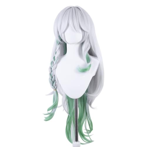 Anime Cosplay Nahida Perücke, Frauen Lange Haare Perücken für Halloween Kostüm Party Accesorios Anime Cosplay Nahida Perücke, Frauen Lange Haare Perücken für Halloween Kostüm Party Accesorios von BELEB