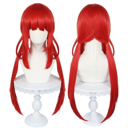 Anime Cosplay Nilou Perücke, Frauen rot Lange Zöpfe Haar Perücken für Halloween Kostüm Party Accesorios Anime Cosplay Nilou Perücke, Frauen rot Lange Zöpfe Haar Perücken für Halloween Kostüm Party Accesorios von BELEB