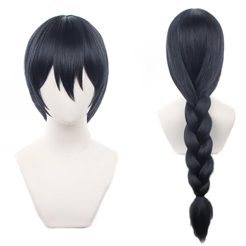Anime Cosplay Perücke Atmungsaktiv Hitzebeständige Fasern Kostüm Perücke für Weihnachten Halloween Party Comic Con (Amanai Riko) von BELEB