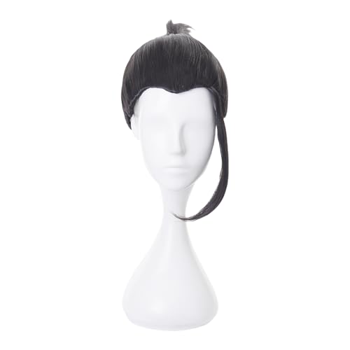 Anime Cosplay Perücke Atmungsaktiv Hitzebeständige Fasern Kostüm Perücke für Weihnachten Halloween Party Comic Con (Geto Suguru) von BELEB