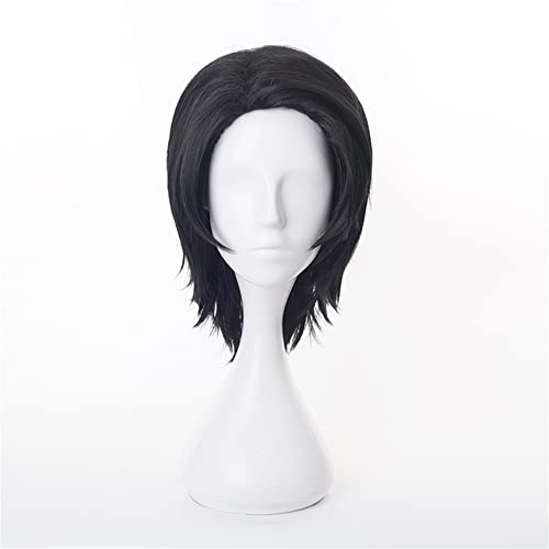 Anime Cosplay Perücke Atmungsaktiv Hitzebeständige Fasern Kostüm Perücke für Weihnachten Halloween Party Comic Con (Okkotsu Yuta) von BELEB