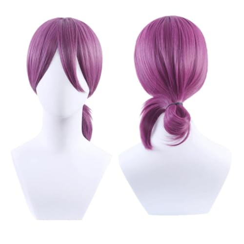 Anime Cosplay Reze Perücke, Frauen Lila Kurze Haare Perücken Für Halloween Karneval Kostüm Party Accesorios von BELEB