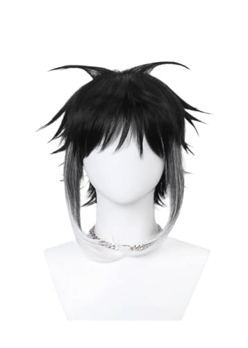 Anime Cosplay Ryunosuke Akutagawa Black Gradient White Short Hair Role Play Wigs for Halloween Party Anime Cosplay Ryunosuke Akutagawa Black Gradient White Short Hair Role Play Wigs for Halloween Party von BELEB