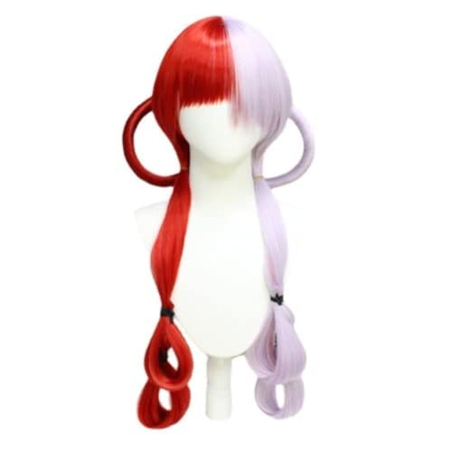 Anime Cosplay Shanks Tochter Uta Rot Und Lila Lange Lockige Perücke Für Halloween Party Anime Cosplay Shanks Tochter Uta Rot Und Lila Lange Lockige Perücke Für Halloween Party von BELEB