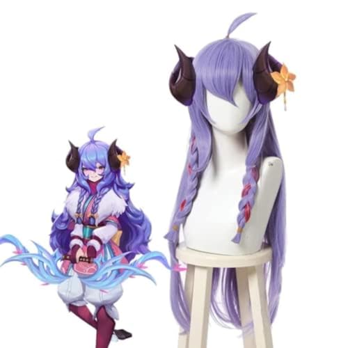 Anime Cosplay Spirit Blossom Kindred Perücke, Frauen Welle Gerade Lila Geflochten Für Halloween, Party, Karneval, Nachtleben, Konzerte, Hochzeiten Anime Cosplay Spirit Blossom Kindred Perücke, Frauen Welle Gerade Lila Geflochten Für Halloween, Party, Karneval, Nachtleben, Konzerte, Hochzeiten von BELEB