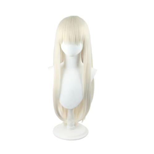 Anime Cosplay Yomozuki Runa Perücke, Gold Lange Gerade Haare Rollenspiel Perücken Für Halloween Kostüm Party von BELEB