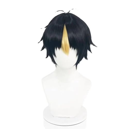 Anime Cosplay Yu Nishinoya Perücke, Mann Kurze Haare Perücken, Halloween Kostüm Party Zubehör von BELEB