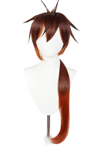 Anime Cosplay Zhongli Perücke, Frauen Gradient braunes Haar Perücken für Halloween Kostüm Party Accesorios Anime Cosplay Zhongli Perücke, Frauen Gradient braunes Haar Perücken für Halloween Kostüm Party Accesorios von BELEB
