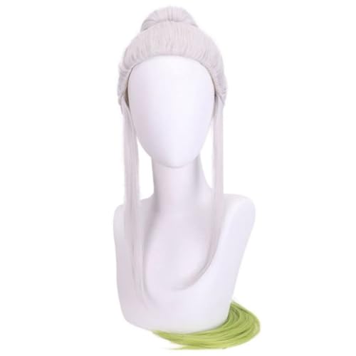 Anime Daki Cosplay Perücke, gräulich grüne Lange Haare Perücken Halloween Kostüm Party Rollenspiel Anime Daki Cosplay Perücke, gräulich grüne Lange Haare Perücken Halloween Kostüm Party Rollenspiel von BELEB