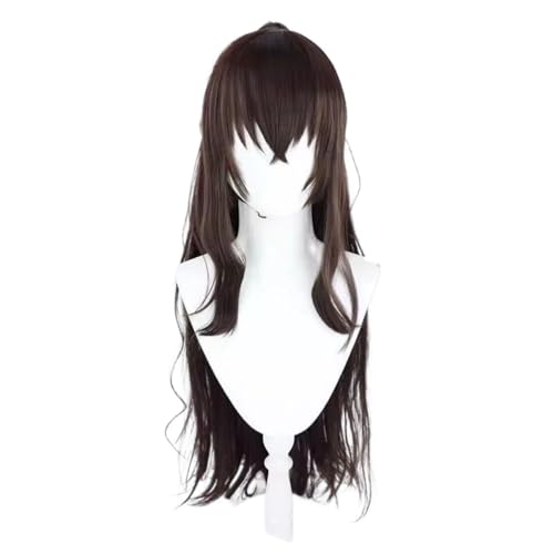 Anime Dazai Osamu Cosplay Perücke, Frau 100cm Lange Haare für Halloween Kostüm Party von BELEB