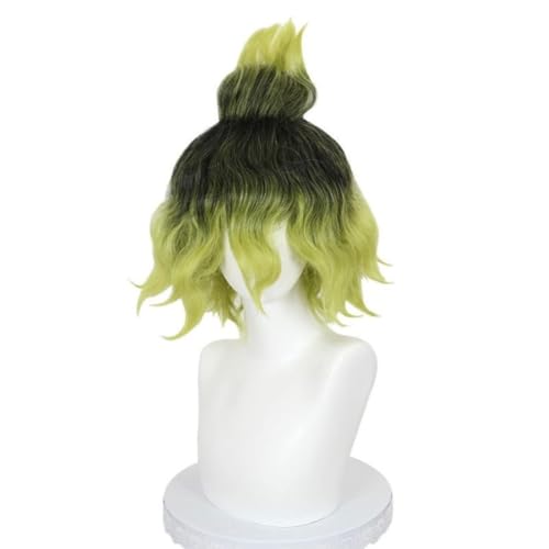 Anime Giyuutarou Cosplay Perücke, Schwarz Grün Farbverlauf Kurzes Haar Halloween Kostüm Party Rollenspiel Perücken Anime Giyuutarou Cosplay Perücke, Schwarz Grün Farbverlauf Kurzes Haar Halloween Kostüm Party Rollenspiel Perücken von BELEB