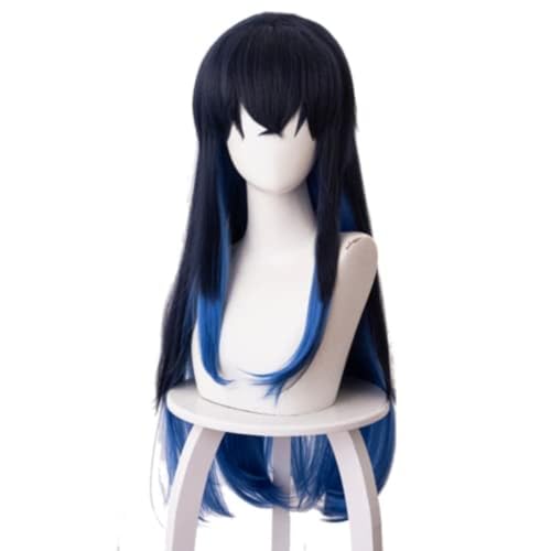 Anime Hashibira Inosuke Cosplay Perücke, Blau Farbverlauf Langes Haar Halloween Kostüm Party Rollenspiel Anime Hashibira Inosuke Cosplay Perücke, Blau Farbverlauf Langes Haar Halloween Kostüm Party Rollenspiel von BELEB