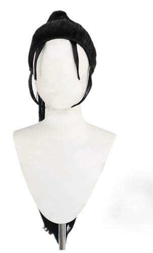 Anime Hinatsuru Cosplay Perücke, Schwarze Lange Pferdeschwanz Haare Halloween Kostüm Party Rollenspiel Anime Hinatsuru Cosplay Perücke, Schwarze Lange Pferdeschwanz Haare Halloween Kostüm Party Rollenspiel von BELEB