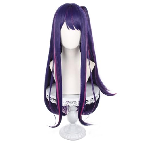 Anime Hoshino Ai Cosplay Perücke blau lila Lange gerade Pferdeschwanz Party Haare Halloween Rollenspiel Kostüm Party Anime Hoshino Ai Cosplay Perücke blau lila Lange gerade Pferdeschwanz Party Haare Halloween Rollenspiel Kostüm Party von BELEB