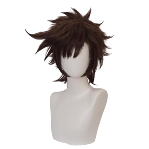 Anime JJBA Joseph Joestar Cosplay Perücke Atmungsaktiv Hitzebeständige Fasern Kostüm für Fans Weihnachten Halloween Party Comic Con (Joseph Joestar) von BELEB