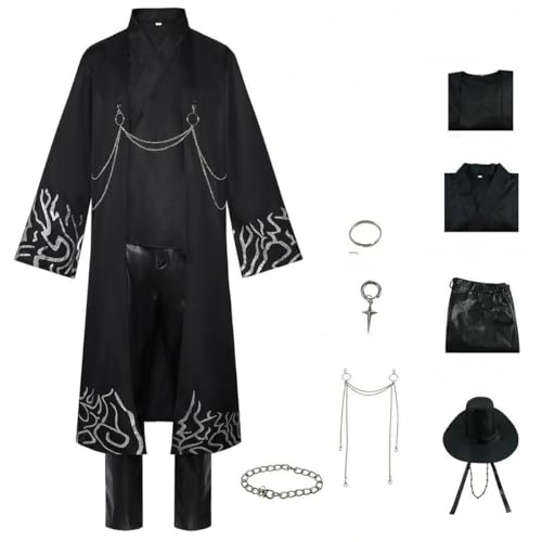 Anime Jinu Abby Baby Cosplay Kostüm Zubehör Bühne Leistung Halloween Party Schwarz Outfits (Outfits,M) von BELEB