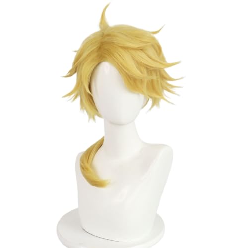 Anime Kunikida Doppo Cosplay Perücke, Blonde Kurze Haare Perücken für Halloween Kostüm Party von BELEB