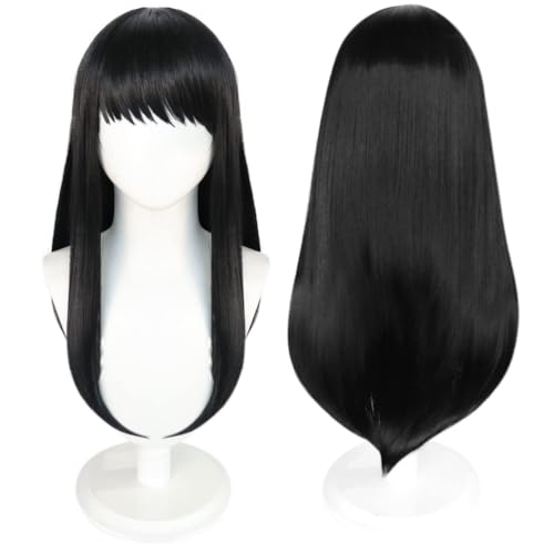Anime Mitaka ASA Cosplay Perücke, Lange Schwarze Perücken Halloween Kostüm Party Zubehör Anime Mitaka ASA Cosplay Perücke, Lange Schwarze Perücken Halloween Kostüm Party Zubehör von BELEB