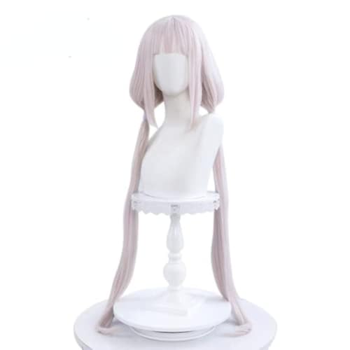 Anime Nekopara Vanille Cosplay Perücke, Rosa Doppelter Pferde Lange Perücke Rollenspiel Perücken, für Party Halloween Anime Nekopara Vanille Cosplay Perücke, Rosa Doppelter Pferde Lange Perücke Rollenspiel Perücken, für Party Halloween von BELEB