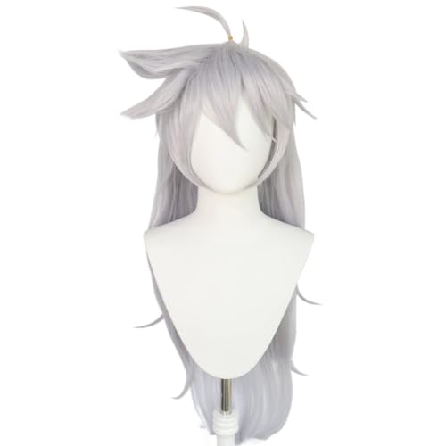 Anime Razor Cosplay Perücke, Frauen silbrig weiß Lange Haare Perücken für Halloween Kostüm Party Accesorios Anime Razor Cosplay Perücke, Frauen silbrig weiß Lange Haare Perücken für Halloween Kostüm Party Accesorios von BELEB