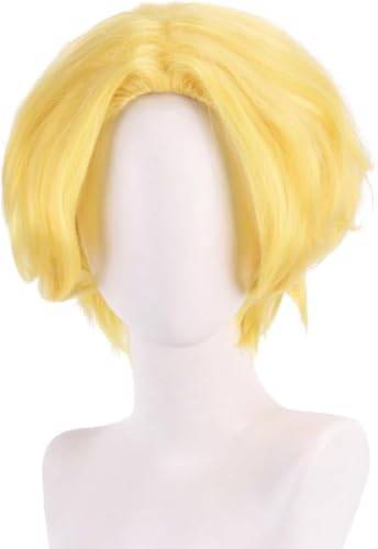Anime Sabo Cosplay Perücke, Blondes Kurzes Haar Rollenspiel Halloween Kostüm Party Perücken Anime Sabo Cosplay Perücke, Blondes Kurzes Haar Rollenspiel Halloween Kostüm Party Perücken von BELEB
