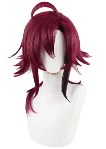 Anime Shikanoin Heizou Cosplay Perücke, rote Haare Perücken für Halloween Kostüm Party Accesorios Anime Shikanoin Heizou Cosplay Perücke, rote Haare Perücken für Halloween Kostüm Party Accesorios von BELEB