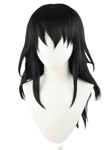 Anime Suma Cosplay Perücke, Schwarze Lange Haare Perücken, Halloween Kostüm Party Rollenspiel Anime Suma Cosplay Perücke, Schwarze Lange Haare Perücken, Halloween Kostüm Party Rollenspiel von BELEB
