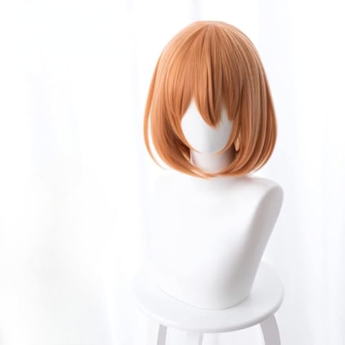 Anime The Quintessential Quintuplets Cosplay Perücke, Nakano Yotsuba Perücke, Orange Bobo Kurzes Haar mit kostenloser Perückenkappe, für Halloween, Party, Karneval, Nachtleben, Konzerte, Hochzeiten Anime The Quintessential Quintuplets Cosplay Perücke, Nakano Yotsuba Perücke, Orange Bobo Kurzes Haar mit kostenloser Perückenkappe, für Halloween, Party, Karneval, Nachtleben, Konzerte, Hochzeiten von BELEB