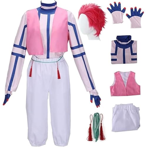 BELEB Anime Cosplay Kostüm Für Akaza Mit Perücke Männer Uniform Rollenspiel Outfit Halloween Party Full Set (Akaza,M) von BELEB