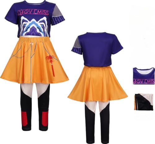 BELEB Anime Miraa Cosplay Kostüm Zubehör Karneval Halloween Party Trend Outfits (Girls,130) von BELEB