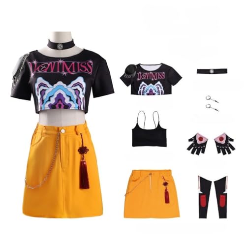 BELEB Anime Miraa Cosplay Kostüm Zubehör Karneval Halloween Party Trend Outfits (Women,S) von BELEB