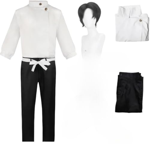 BELEB Anime Okkotsu Yuta Cosplay Kostüm Uniform Outfit Halloween Party Kostüm mit Perücke (Okkotsu Yuta,S) von BELEB