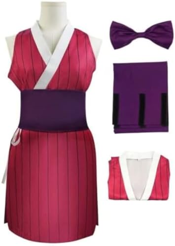 BELEB Anime Tengen Ehefrau Cosplay Kostüm Suma Makio Hinatsuru Halloween Party Kimono Kleid (Tengen Wife,M) von BELEB