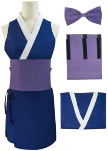 BELEB Anime Tengen Ehefrau Cosplay Kostüm Suma Makio Hinatsuru Halloween Party Kimono Kleid (Tengen Wife,XXL) von BELEB