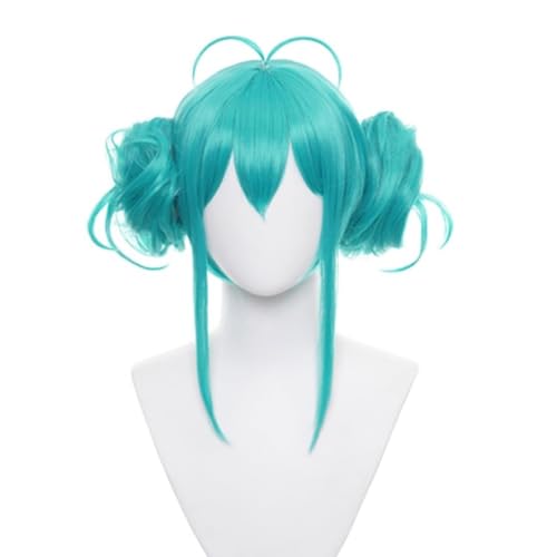 Frauen Kurz Grün Anime Perücke Mädchen Halloween Cosplay Kostüm Perücke Frauen Kurz Grün Anime Perücke Mädchen Halloween Cosplay Kostüm Perücke von BELEB