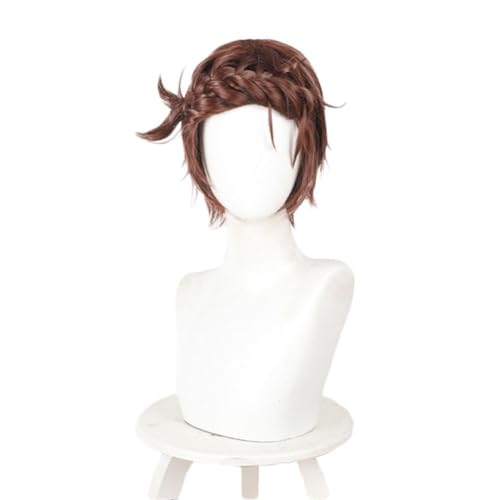 Inori Yuitsuka Cosplay Perücke braunes Haar gestylt mit einem horizontalen Zopf EIN deutliches Garnelenschwanz-förmiges Haarbüschel rechts vom Zopf Zubehör Unisex für Party Halloween Weihnachten Inori Yuitsuka Cosplay Perücke braunes Haar gestylt mit einem horizontalen Zopf EIN deutliches Garnelenschwanz-förmiges Haarbüschel rechts vom Zopf Zubehör Unisex für Party Halloween Weihnachten von BELEB
