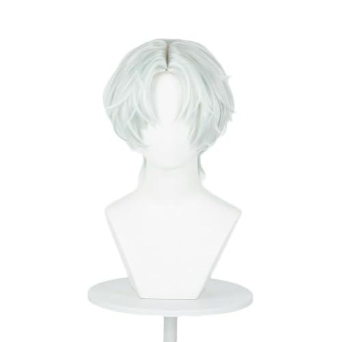 Kei Uzuki Slur Cosplay Perücke Mittellang Hellgrünes Haar Accessoire Unisex für Party Halloween Weihnachten Kei Uzuki Slur Cosplay Perücke Mittellang Hellgrünes Haar Accessoire Unisex für Party Halloween Weihnachten von BELEB