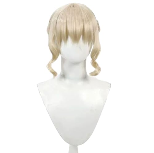 Lunatic Magician Thistle Cosplay Perücke Kurze Platin Blond Gebunden in Einem Flecht Haar Zubehör Unisex Für Party Halloween Weihnachten Lunatic Magician Thistle Cosplay Perücke Kurze Platin Blond Gebunden in Einem Flecht Haar Zubehör Unisex Für Party Halloween Weihnachten von BELEB