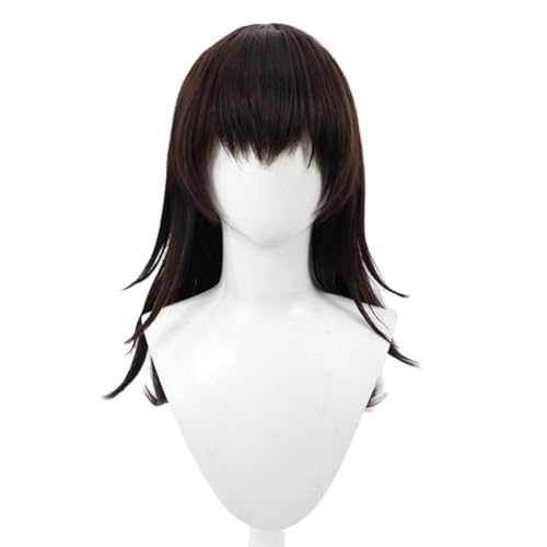 Shinjiro Aragaki Cosplay Perücke Unkempt Braun mittlere Länge Haar Zubehör Unisex für Party Halloween Weihnachten von BELEB