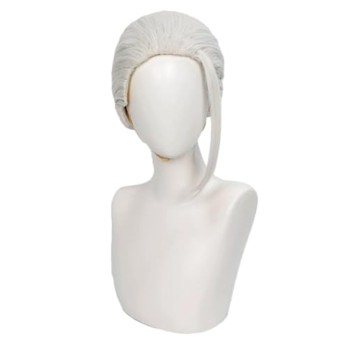 The Legendary Hit Man Taro Sakamoto Cosplay Perücke Slicked Back Graue Haare in Eine Back Bun Zubehör Unisex Für Party Hallowe Gebunden The Legendary Hit Man Taro Sakamoto Cosplay Perücke Slicked Back Graue Haare in Eine Back Bun Zubehör Unisex Für Party Hallowe Gebunden von BELEB