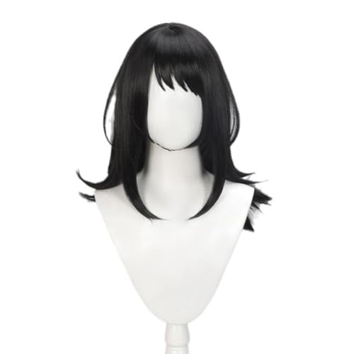 Timoris Cosplay Perücke Schulterlänge schwarzes Haar leicht Spikes Up an den Enden Haarzubehör Unisex für Party Halloween Weihnachten Timoris Cosplay Perücke Schulterlänge schwarzes Haar leicht Spikes Up an den Enden Haarzubehör Unisex für Party Halloween Weihnachten von BELEB