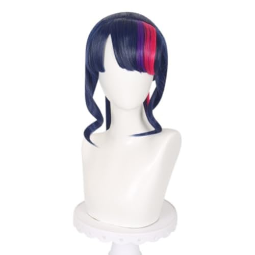 Twilight Sparkle Cosplay Perücke für gemischte Farben Lange Haare Perücken Anime Halloween Party Perücke Weihnachten von BELEB