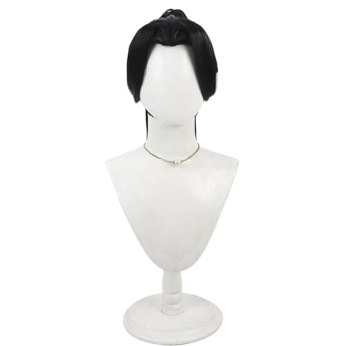 Yin Furen Cosplay Perücke Hoher Pferdeschwanz Schwarz Langes Haar Accessoire Unisex für Party Halloween Weihnachten Yin Furen Cosplay Perücke Hoher Pferdeschwanz Schwarz Langes Haar Accessoire Unisex für Party Halloween Weihnachten von BELEB