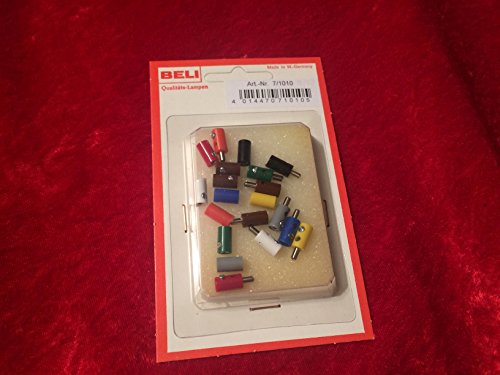 Beli-Beco 7/1010 Querlochstecker und 10 Kupplungen im Blister, Mehrfarbig Beli-Beco 7/1010 Querlochstecker und 10 Kupplungen im Blister, Mehrfarbig von BELI-BECO