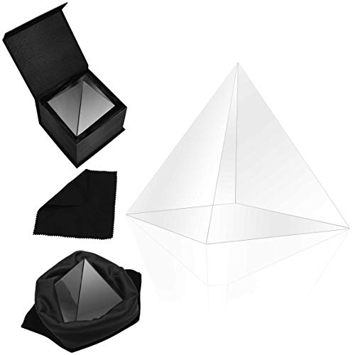 Belle Vous K9 Kristall Prisma Pyramide - 8x8x9,7cm Fotografie Glas Prisma Spektrometer Pyramide mit Samttasche, Mikrofasertuch & Geschenkbox – Kristallglas Licht Spektrum Regenbogen Fotos Lichtbrecher Belle Vous K9 Kristall Prisma Pyramide - 8x8x9,7cm Fotografie Glas Prisma Spektrometer Pyramide mit Samttasche, Mikrofasertuch & Geschenkbox – Kristallglas Licht Spektrum Regenbogen Fotos Lichtbrecher von BELLE VOUS