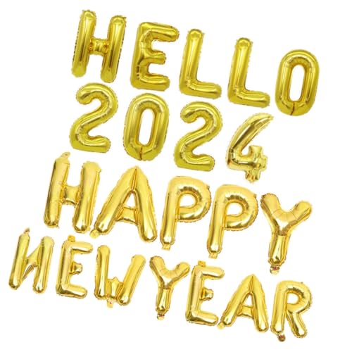 BELLIFFY Luftballons Set Luftballons 1 Set 2024 Neujahr Ballons Folienballons Dekorative Party Deko Für Silvester Feier Happy New Year Und Hello 2024 Ballons Für Festliche Anlässe BELLIFFY Luftballons Set Luftballons 1 Set 2024 Neujahr Ballons Folienballons Dekorative Party Deko Für Silvester Feier Happy New Year Und Hello 2024 Ballons Für Festliche Anlässe von BELLIFFY